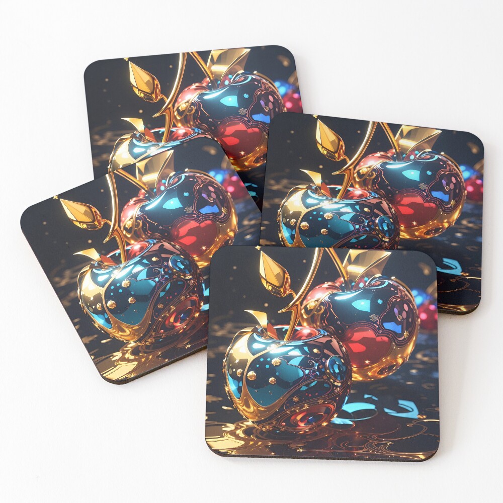 Item preview, Coasters (Set of 4) designed and sold by ROKANDESIGNART.