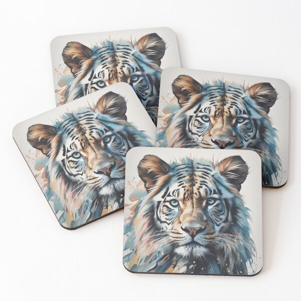 Item preview, A beautiful abstract tiger designed and sold by spoo-art.