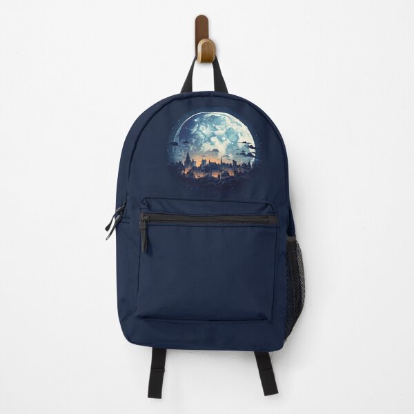 Item preview, Super Moon Illustration designed and sold by The Bla in My Brain.
