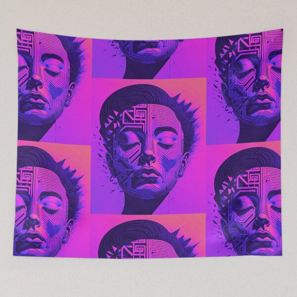 Item preview, Face art, A Man face, pop art on face designed and sold by Aesthetix18.