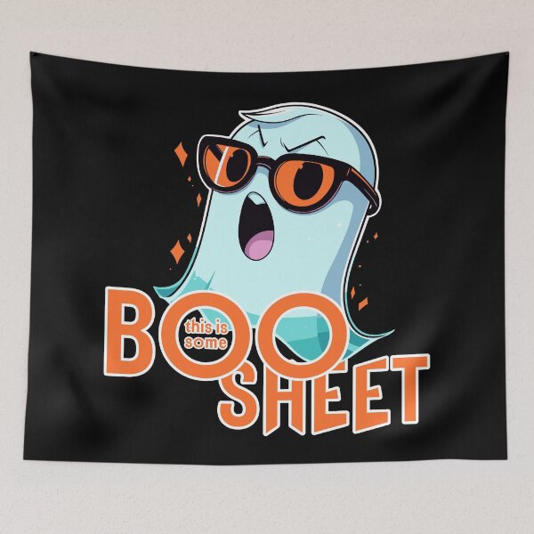 Item preview, this is some boo sheet | ghost in glasses designed and sold by Niktarka.
