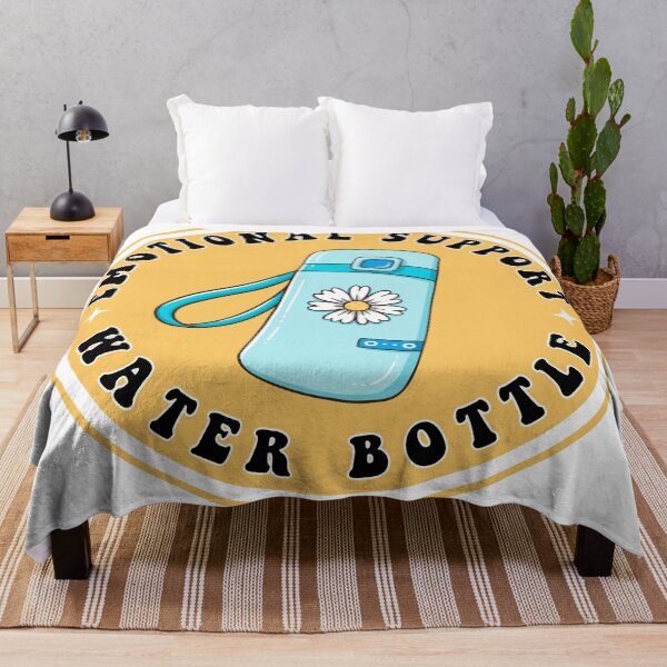 Item preview, emotional support water bottle - Blue and Yellow designed and sold by Ashi17.