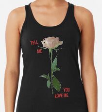 Demi Lovato - Tell Me You Love Me ROSE *Black* Women's Tank Top