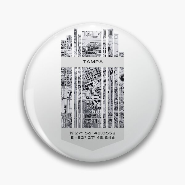 Item preview, AMERICA Tampa, FL - Latitude/Longitude designed and sold by ALLesROUNDER.