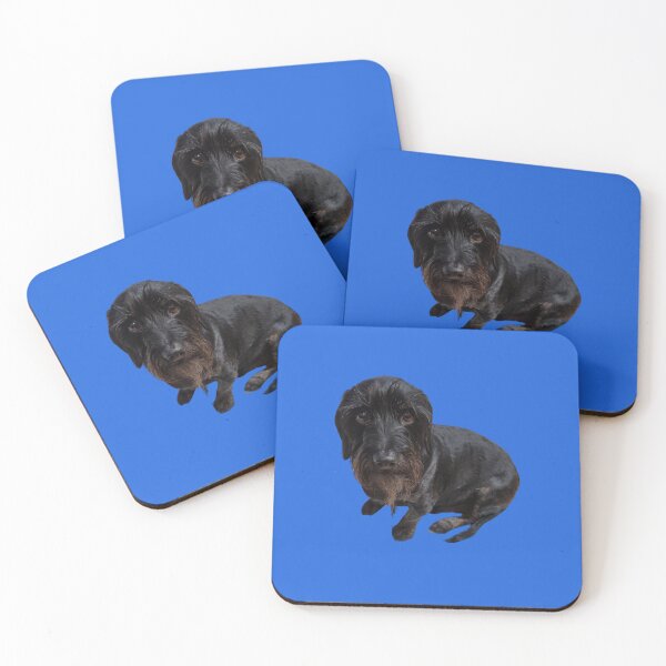Item preview, My dog is my constant companion, loyal and true.  blue background dog designed and sold by Debsgiftware Ward.