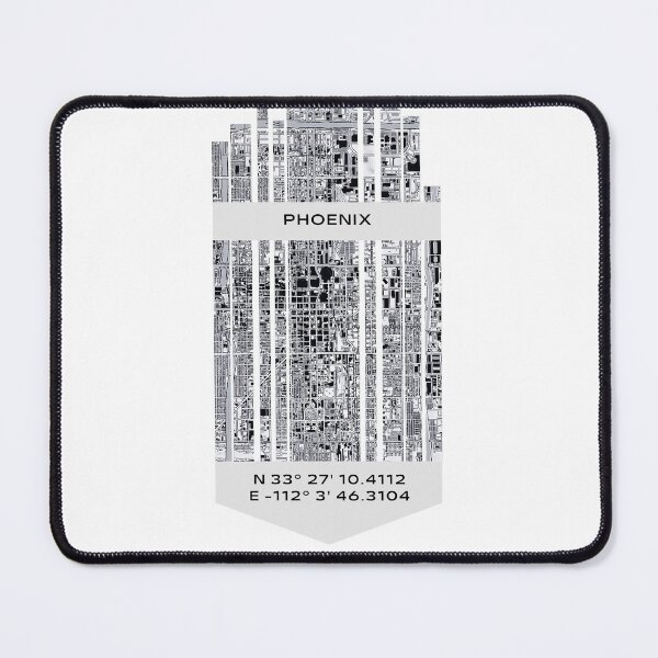 Item preview, AMERICA Phoenix, AZ - Latitude/Longitude designed and sold by ALLesROUNDER.