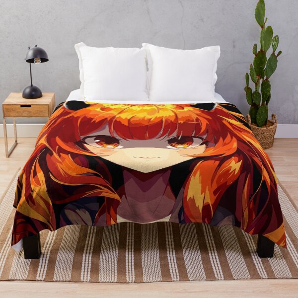 Item preview, Beautiful orange hair anime devil girl designed and sold by TomFrontierArt.