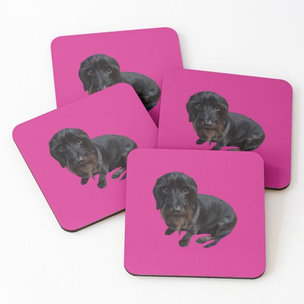 Item preview, My dog is my constant companion, loyal and true.  pink background dog designed and sold by Debsgiftware Ward.
