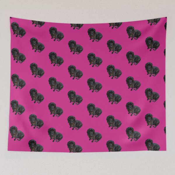 Item preview, My dog is my constant companion, loyal and true.  pink background dog designed and sold by Debsgiftware Ward.