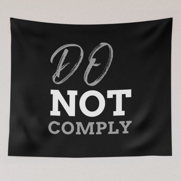 Item preview, Do Not Comply - I will not Comply Classic T-Shirt  designed and sold by Rodayna Elnaggar.