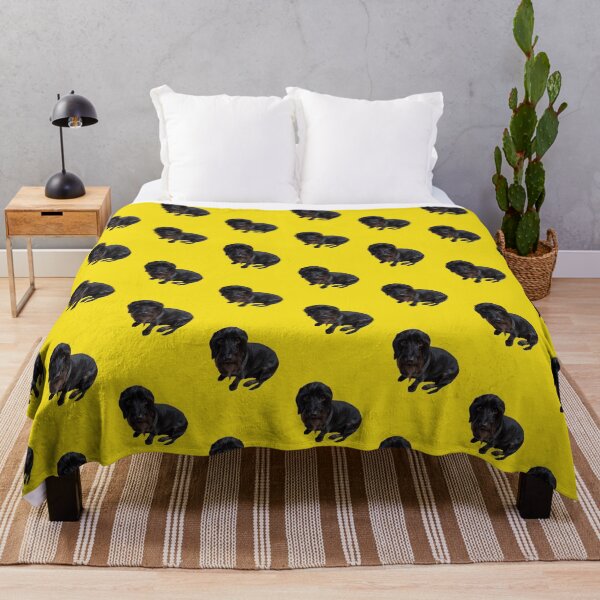 Item preview, My dog is my constant companion, loyal and true. yellow background dog designed and sold by Debsgiftware Ward.