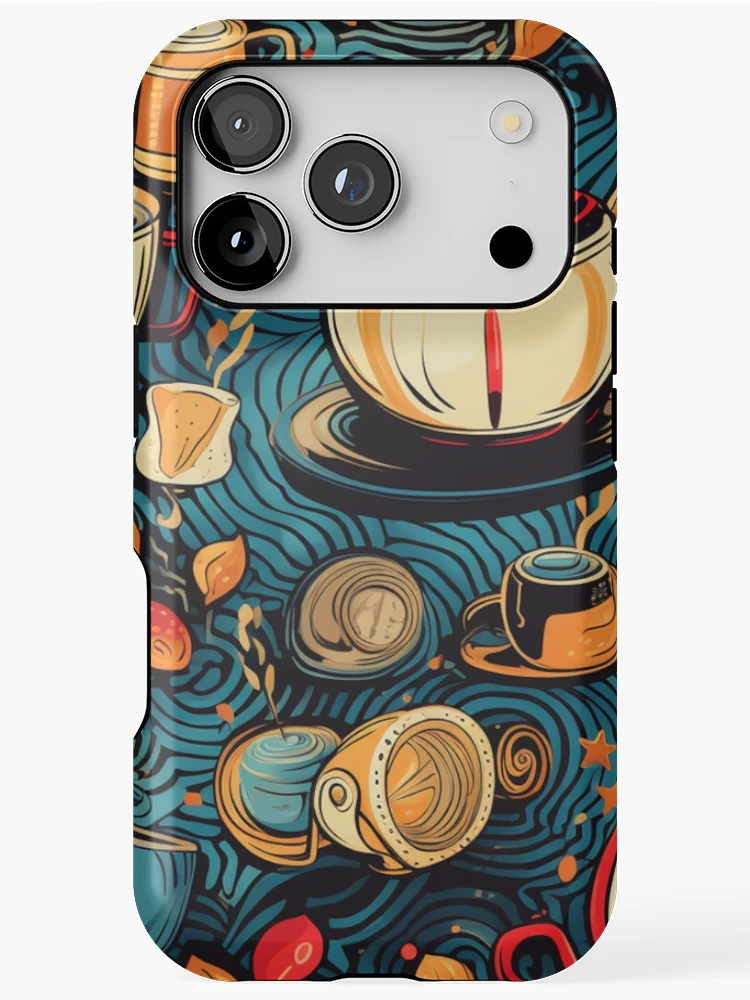 Thumbnail 1 of 4, iPhone Case, Coffe time pattern designed and sold by SmileshareShop.