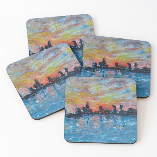 Item preview, Sunset on the Bosphorus İstanbul  designed and sold by Elenaoilart.