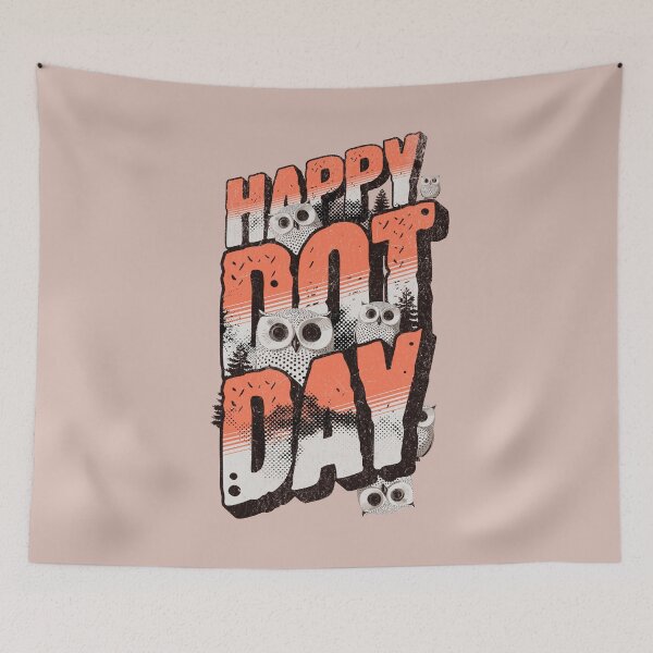 Item preview, Happy Dot Day Owls on International Dot Day designed and sold by AnuStudios.