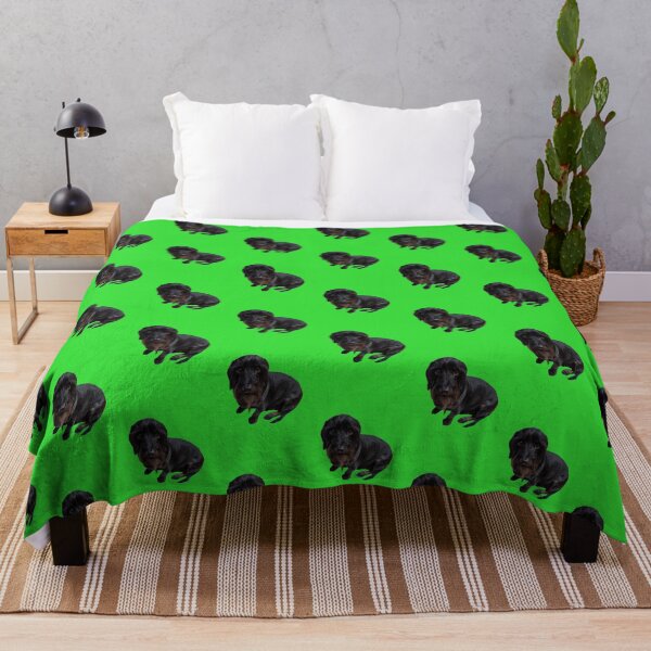 Item preview, My dog is my constant companion, loyal and true. green background dog designed and sold by Debsgiftware Ward.