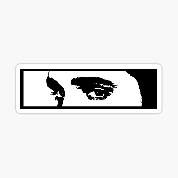 Vista previa del artículo con la obra «Elvis Mirada Marco Negro», diseñado y vendido por Orloff.