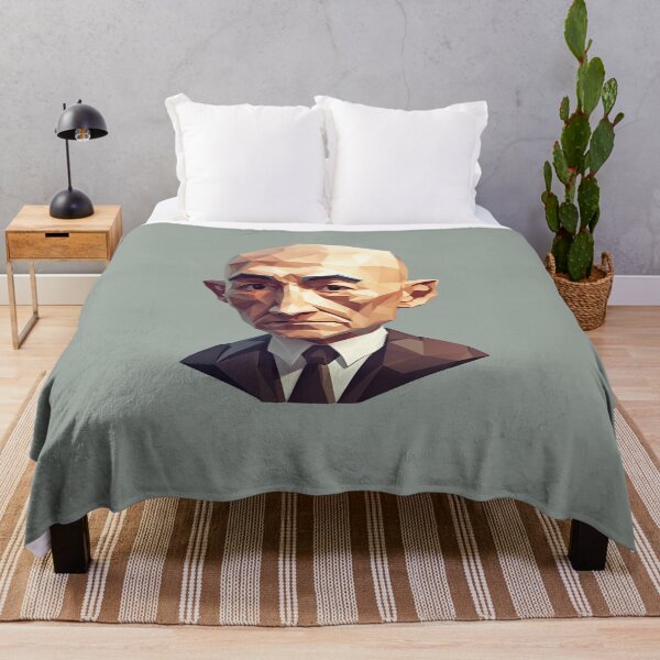 Item preview, Low Poly Oppenheimer Face designed and sold by PolygonXYZ.