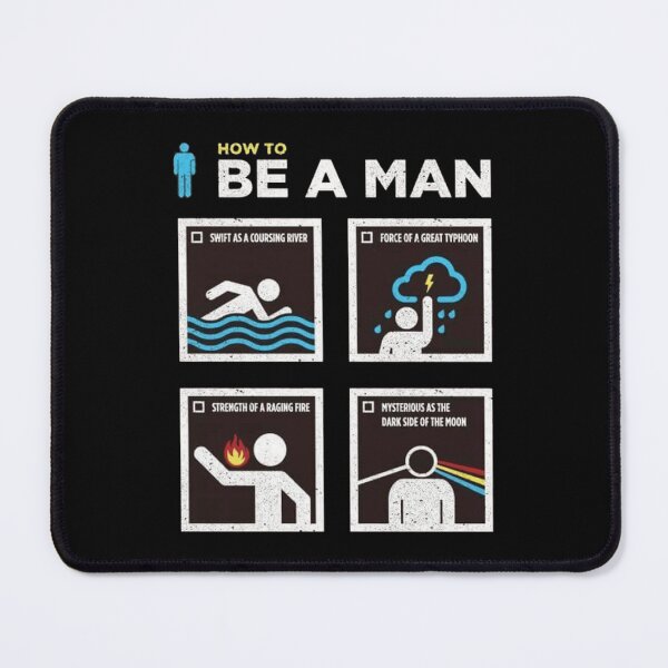 Item preview, be a man designed and sold by LinetteBeauc.