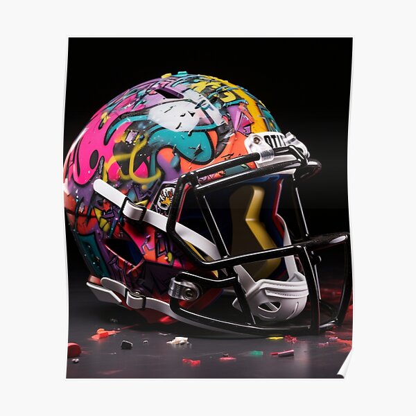 NFL Helmet Galaxy Style Sticker for Sale by footballshoping