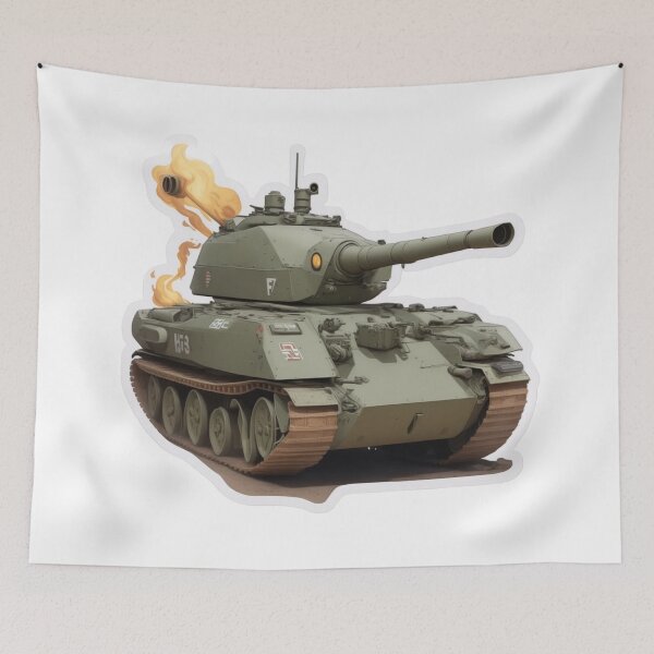 Item preview, military tank 18 designed and sold by RabbitPrints.