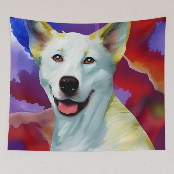 Item preview, water colour swiss shep designed and sold by FemmeDeTale.