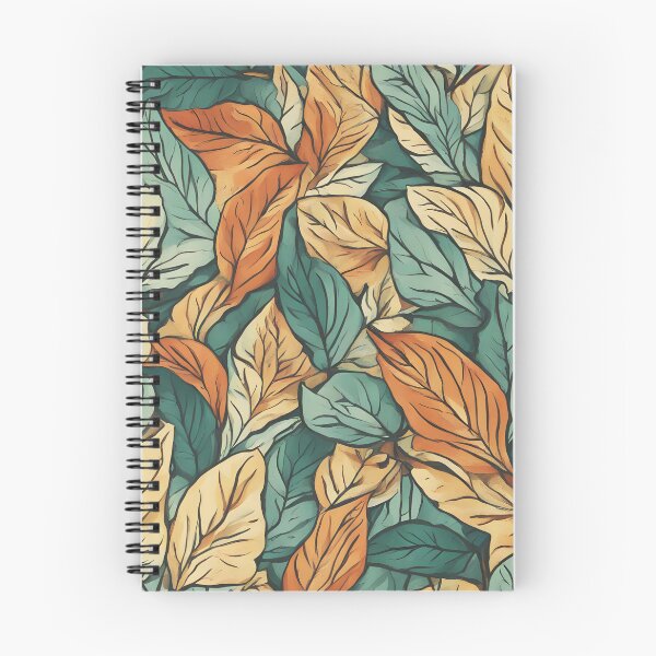 Aperçu de l'œuvre Conception délicate de feuilles de couleurs automnales créée et vendue par RandomJunction.