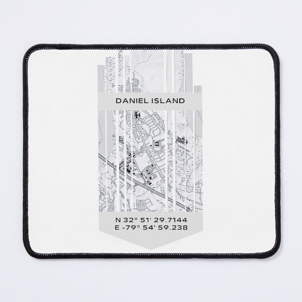 Item preview, AMERICA Daniel Island, SC - Latitude/Longitude designed and sold by ALLesROUNDER.