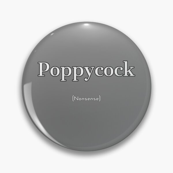 Item preview, Poppycock - British Word designed and sold by ClanRaeDesign.