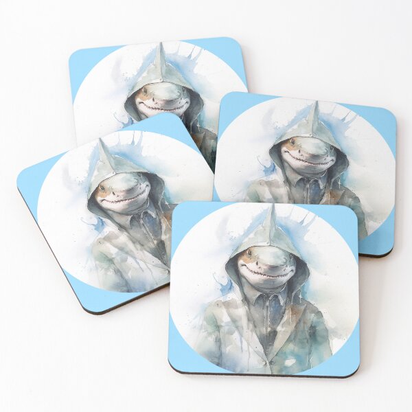 Item preview, shark on board designed and sold by hhh-art.