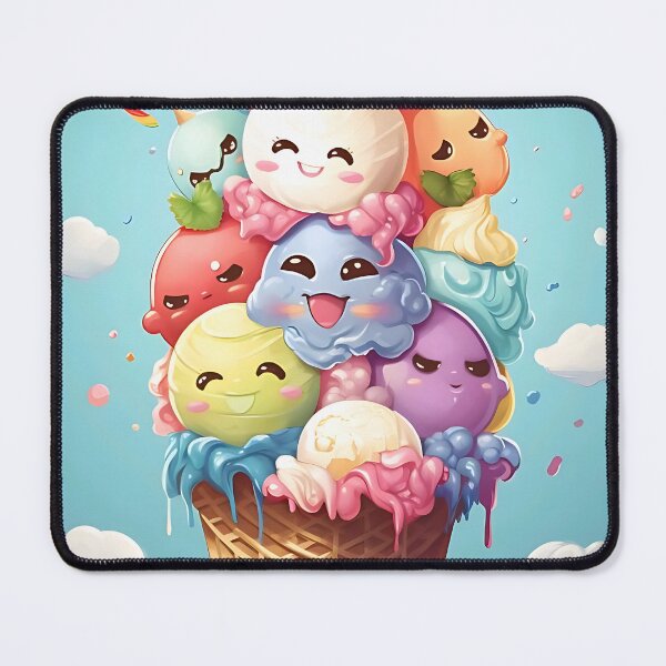 Item preview, Tasty tower multi ice cream cone enjoyment designed and sold by ArrangedDesigns.