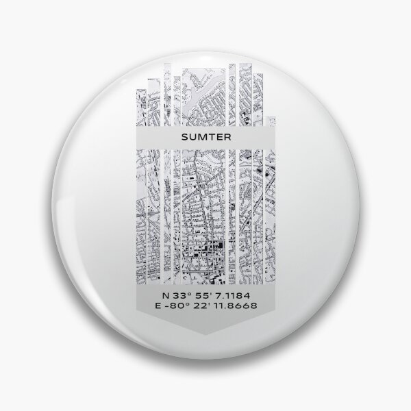 Item preview, AMERICA Sumter, SC - Latitude/Longitude designed and sold by ALLesROUNDER.