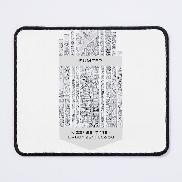 Item preview, AMERICA Sumter, SC - Latitude/Longitude designed and sold by ALLesROUNDER.