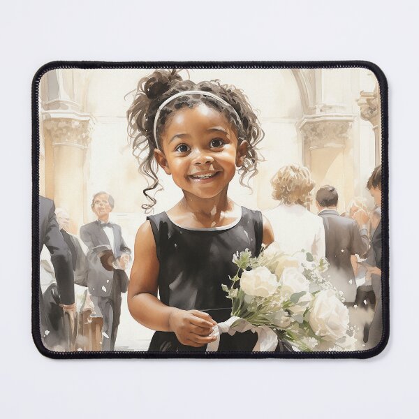 Item preview, Graceful Flowergirl designed and sold by CastleBySea.