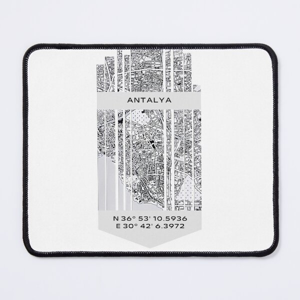 Item preview, Türkiye Antalya - Latitude/Longitude designed and sold by ALLesROUNDER.