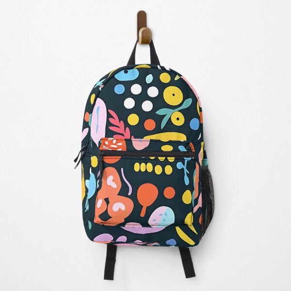 Item preview, "Colorful Corners: Objects on Black Background" designed and sold by ArrangedDesigns.