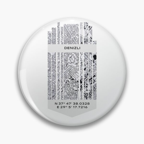 Item preview, Türkiye Denizli - Latitude/Longitude designed and sold by ALLesROUNDER.