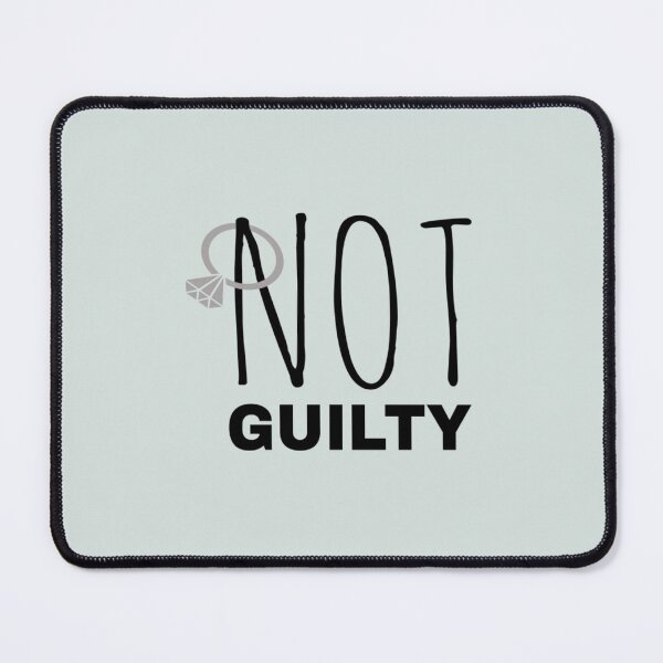 Item preview, Not Guilty And An Engagement Ring On White funfun20 designed and sold by MeksApparell.