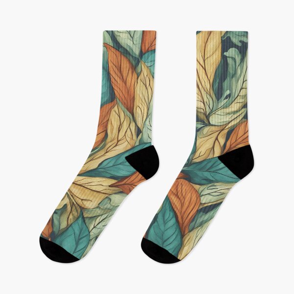 Item preview, Diseño de hojas de colores otoñales suaves. designed and sold by RandomJunction.