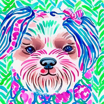 Preppy French bulldogs and palm leaves on hot pink Classic T-Shirt for  Sale by SophieClimaArt