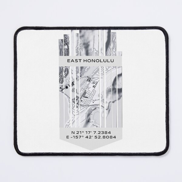 Item preview, AMERICA East Honolulu, HI - Latitude/Longitude designed and sold by ALLesROUNDER.