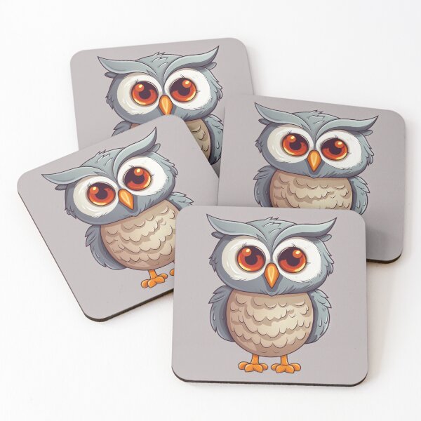 Item preview, owl cartoon designed and sold by patternshoprad.