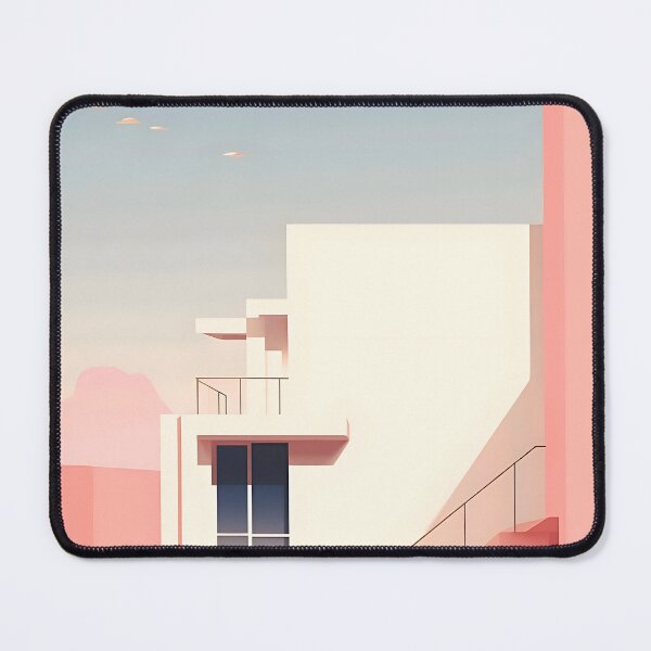 Item preview, City Climb: Person on the stairs in front of the building designed and sold by ArrangedDesigns.