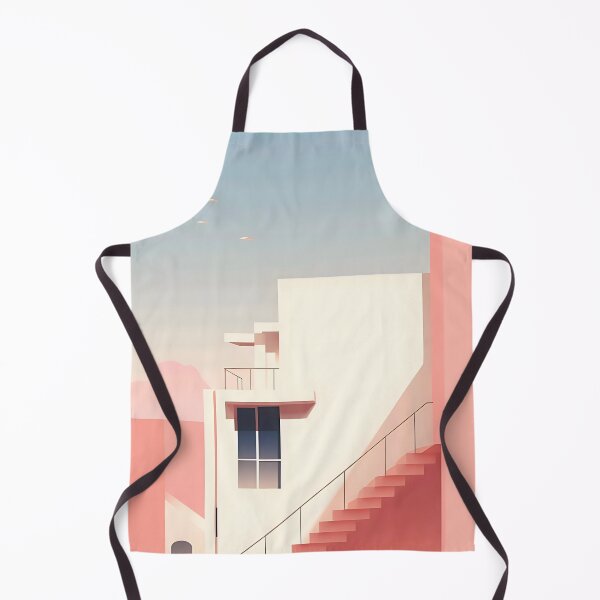 Item preview, City Climb: Person on the stairs in front of the building designed and sold by ArrangedDesigns.