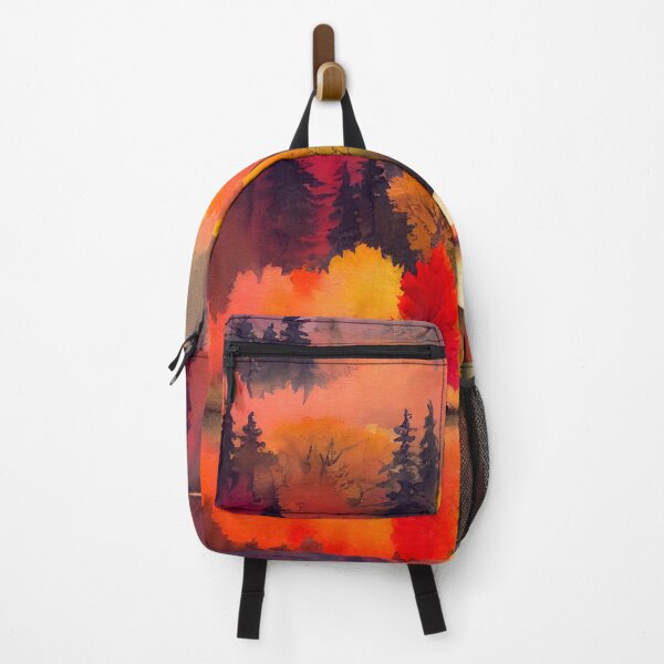 Item preview, Colorful Autumn Landscape Watercolor 3 designed and sold by Art by Lilia.