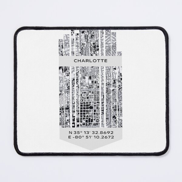 Item preview, AMERICA Charlotte, NC - Latitude/Longitude designed and sold by ALLesROUNDER.