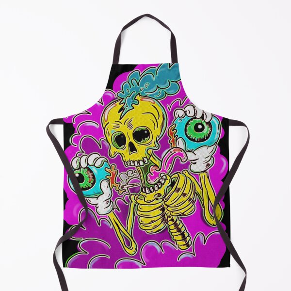 Item preview, Psychedelic Eyeball Holding Skull  designed and sold by SilentlyRob668.