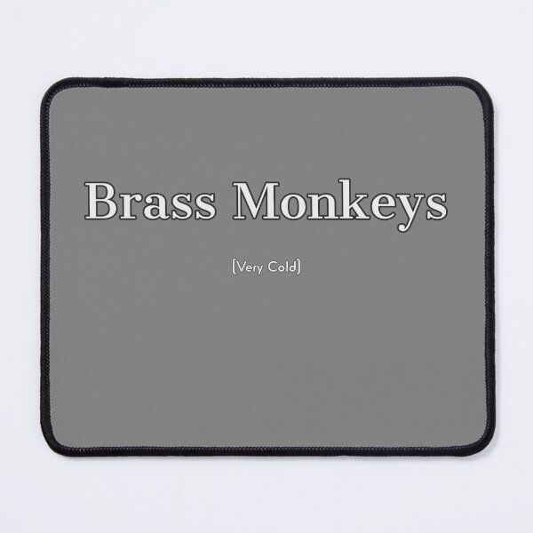 Item preview, Brass Monkeys - British Word designed and sold by ClanRaeDesign.
