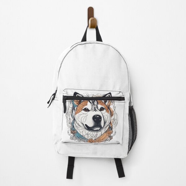 Item preview, colorful akita inu designed and sold by Spanishsoul.