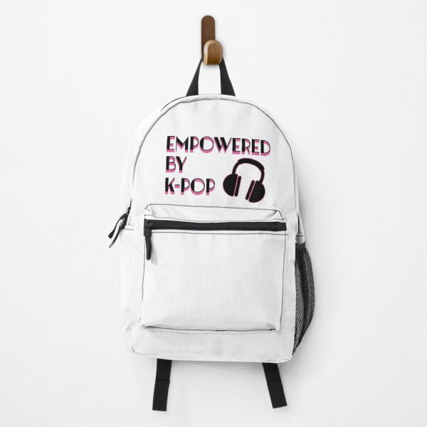 Item preview, Empowered by Kpop, Black and pink fandom quote designed and sold by JinJinYoon.