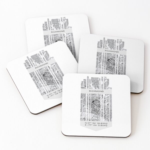 Item preview, AMERICA Richmond, VA - Latitude/Longitude designed and sold by ALLesROUNDER.